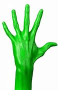 green hand